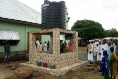 Five thousand Liters tank Borehole provided for Zabzugu Village in Northern Ghana